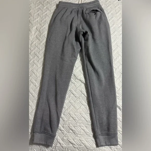 Under Armour Charcoal Grey Men Small Joggers Loose Coldgear Drawstring Active - Picture 6 of 6